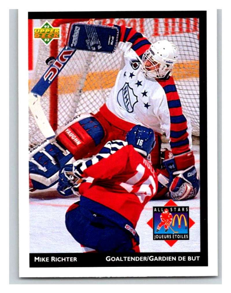 (HCW) 1992-93 McDonald's Upper Deck #25 Mike Richter NY Rangers Mint NHL Image 1
