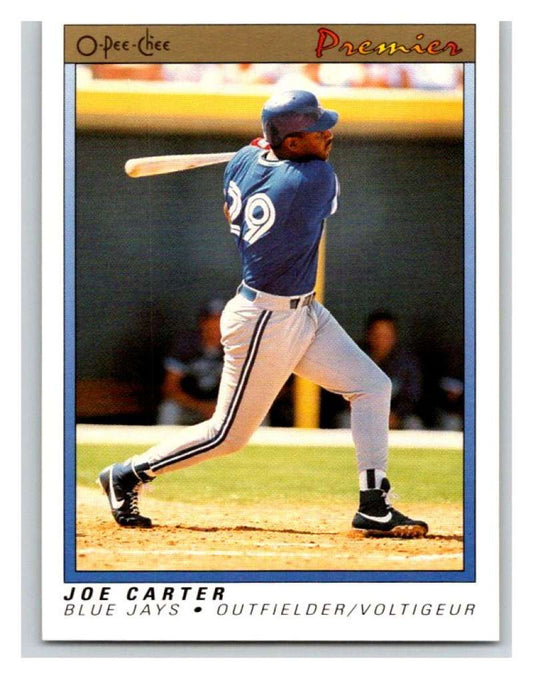 1991 O-Pee-Chee Premeir #20 Joe Carter Blue Jays MLB Mint