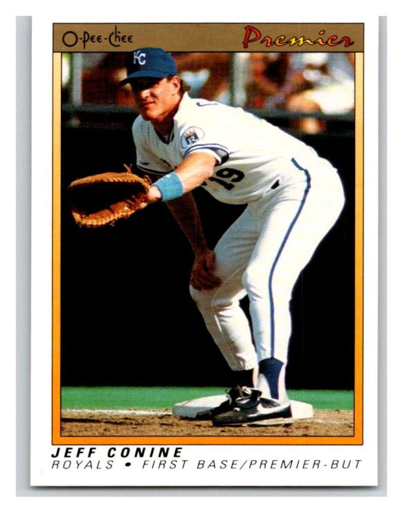 1991 O-Pee-Chee Premeir #26 Jeff Conine Royals MLB Mint Image 1