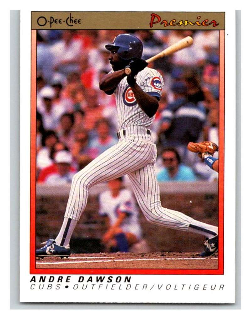 1991 O-Pee-Chee Premeir #31 Andre Dawson Cubs MLB Mint Image 1