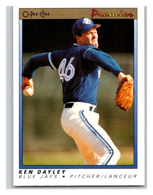1991 O-Pee-Chee Premeir #32 Ken Dayley Blue Jays MLB Mint