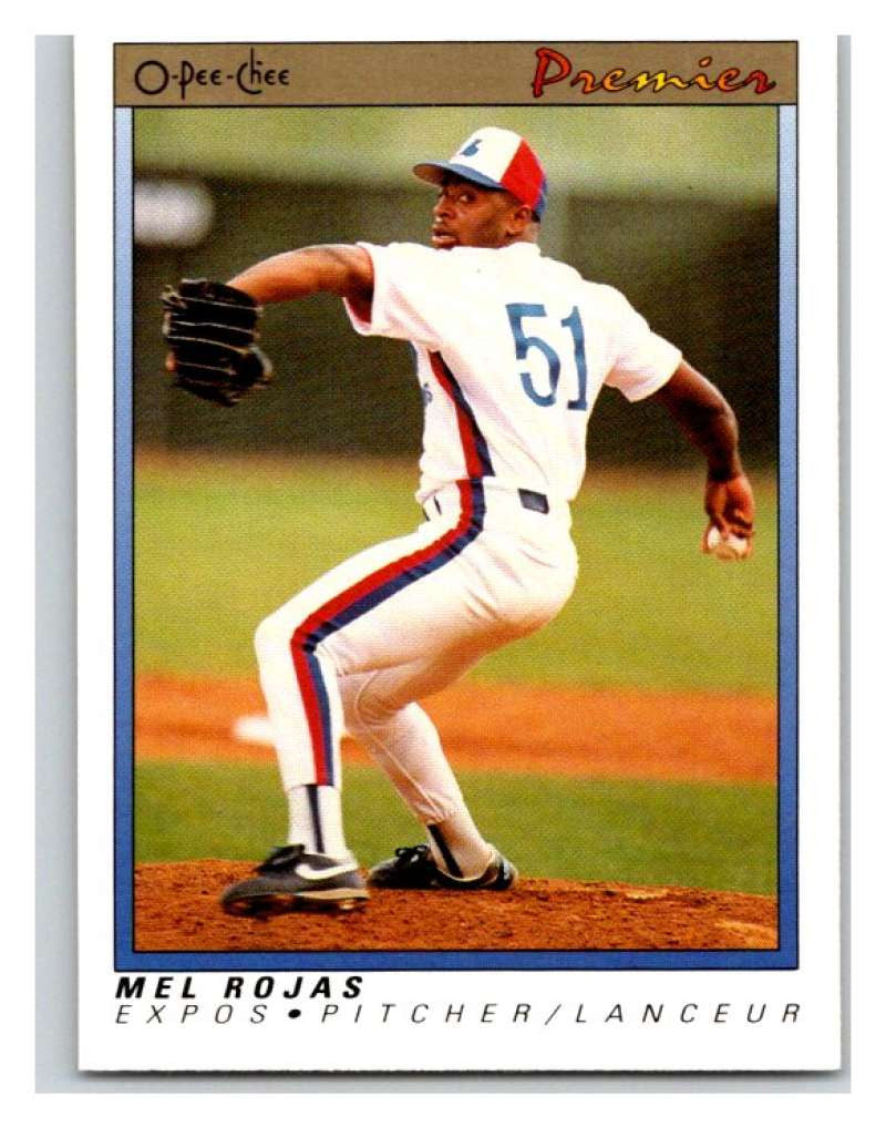 1991 O-Pee-Chee Premeir #101 Mel Rojas Expos MLB Mint