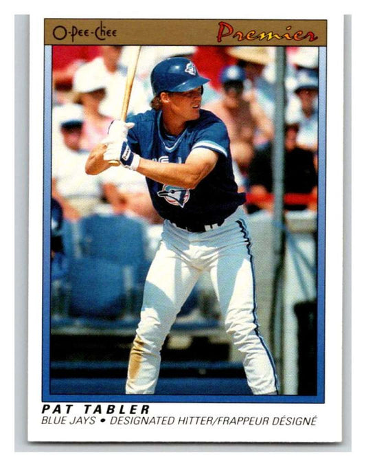 1991 O-Pee-Chee Premeir #118 Pat Tabler Blue Jays MLB Mint