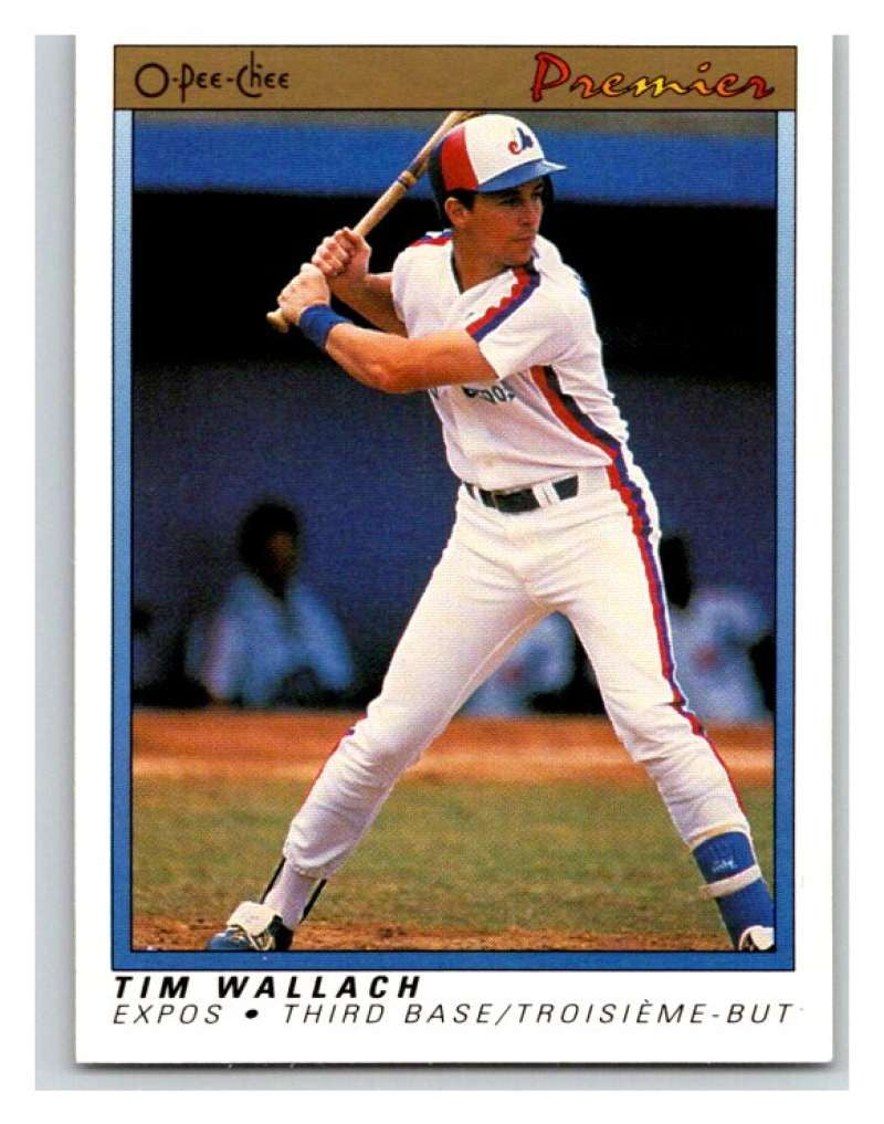 1991 O-Pee-Chee Premeir #125 Tim Wallach Expos MLB Mint