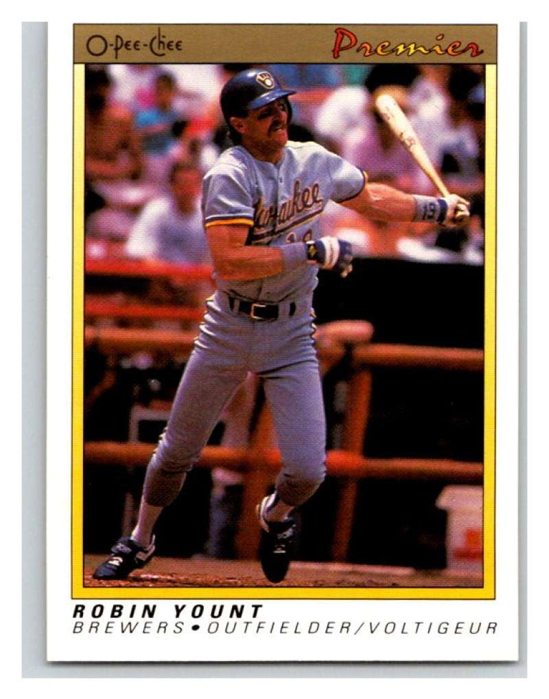 1991 O-Pee-Chee Premeir #131 Robin Yount Brewers MLB Mint