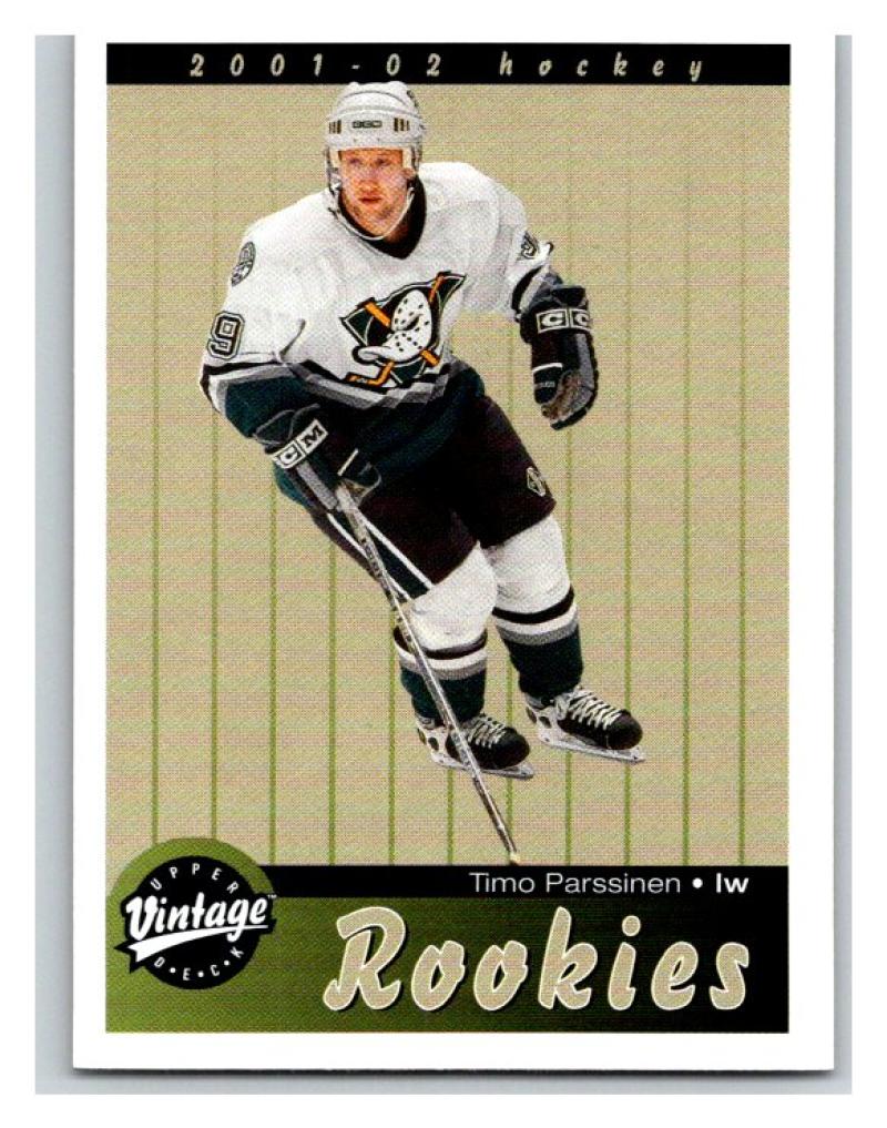 2001-02 Upper Deck Vintage #271 Timo Parssinen MINT Hockey NHL RC Rookie 02788 Image 1