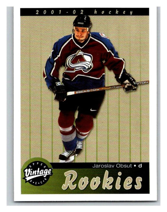 2001-02 Upper Deck Vintage #279 Jaroslav Obsut MINT Hockey NHL RC Rookie 02794 Image 1