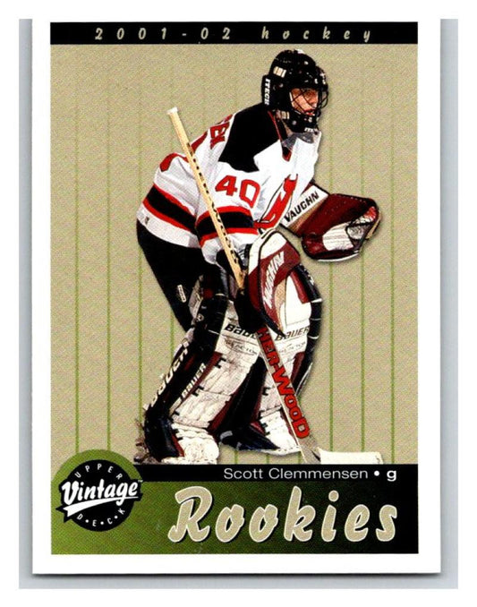 2001-02 Upper Deck Vintage #285 Scott Clemmensen MINT Hockey NHL RC 02800