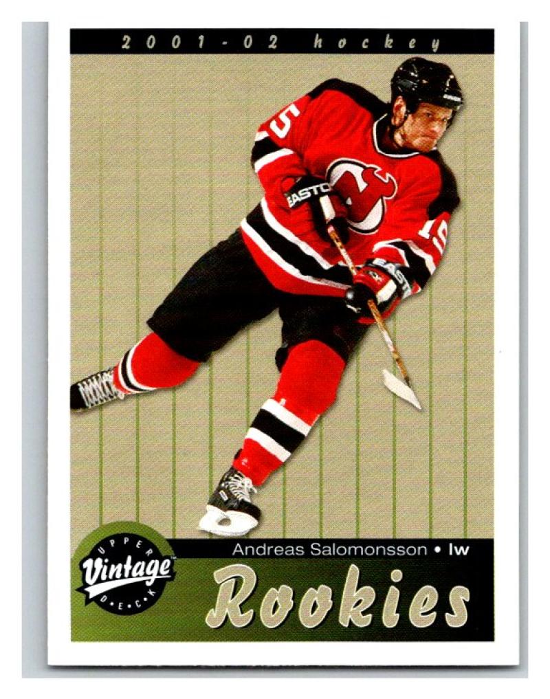 2001-02 Upper Deck Vintage #286 Andreas Salomonsson MINT Hockey NHL RC 02801 Image 1