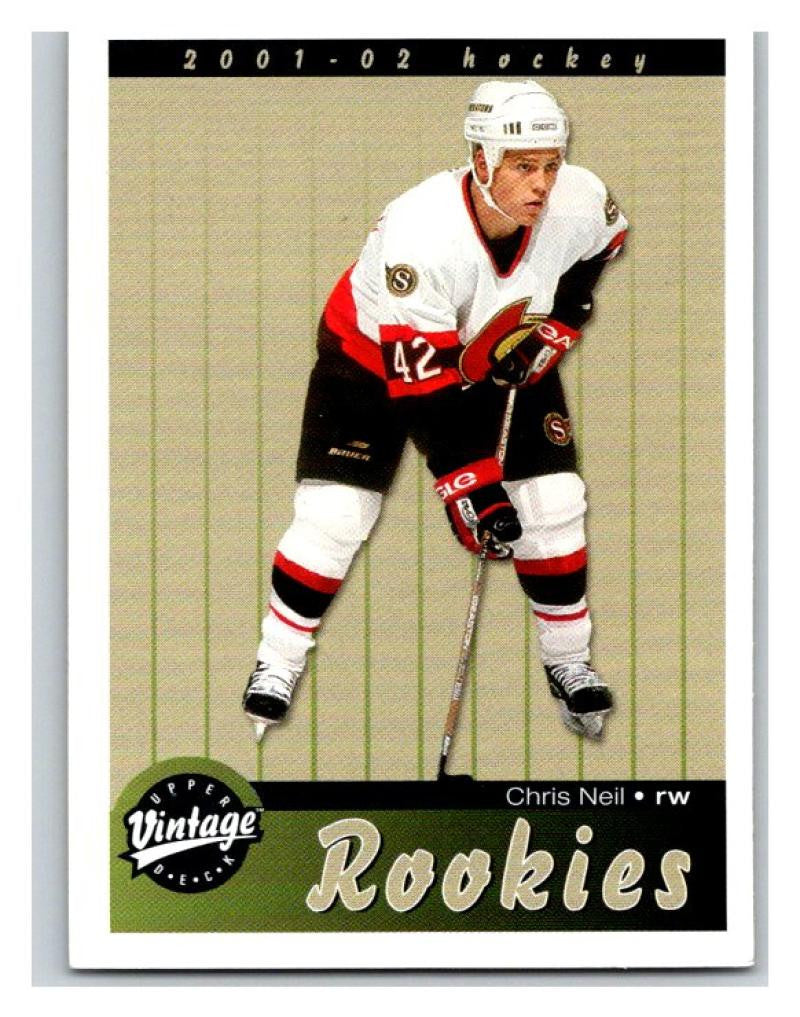 2001-02 Upper Deck Vintage #291 Chris Neil MINT Hockey NHL RC Rookie 02805