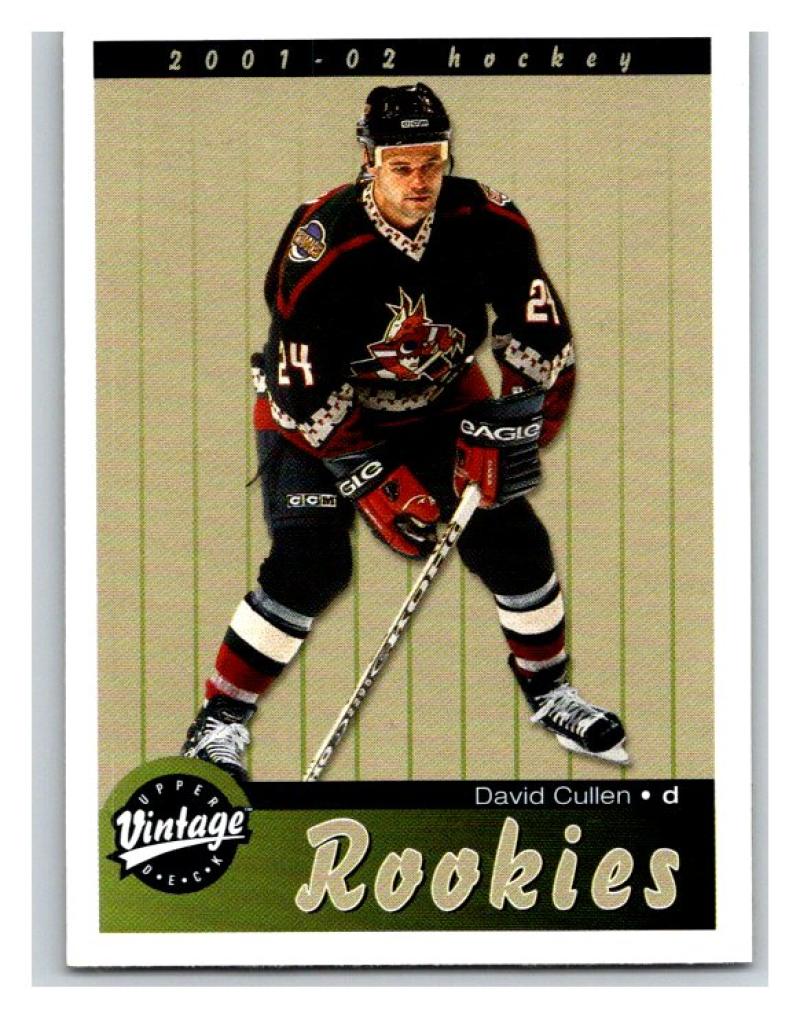 2001-02 Upper Deck Vintage #293 David Cullen MINT Hockey NHL RC Rookie 02806 Image 1
