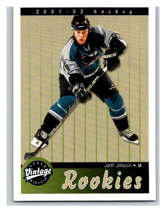 2001-02 Upper Deck Vintage #295 Jeff Jillson MINT Hockey NHL RC Rookie 02808 Image 1