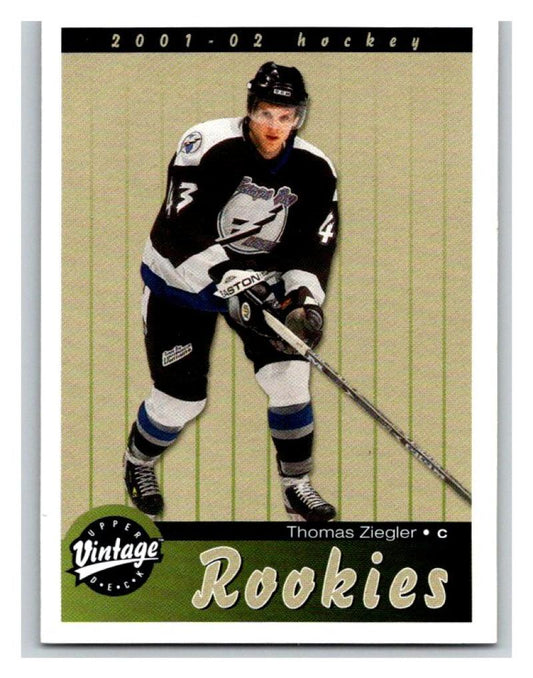 2001-02 Upper Deck Vintage #298 Thomas Ziegler MINT Hockey NHL RC Rookie 02810 Image 1