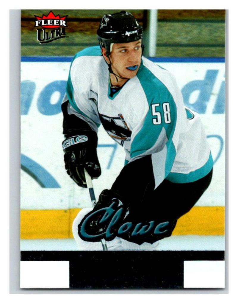 2005-06 Fleer Ultra #241 Ryane Clowe NM-MT Hockey NHL RC Rookie Sharks 02816 Image 1