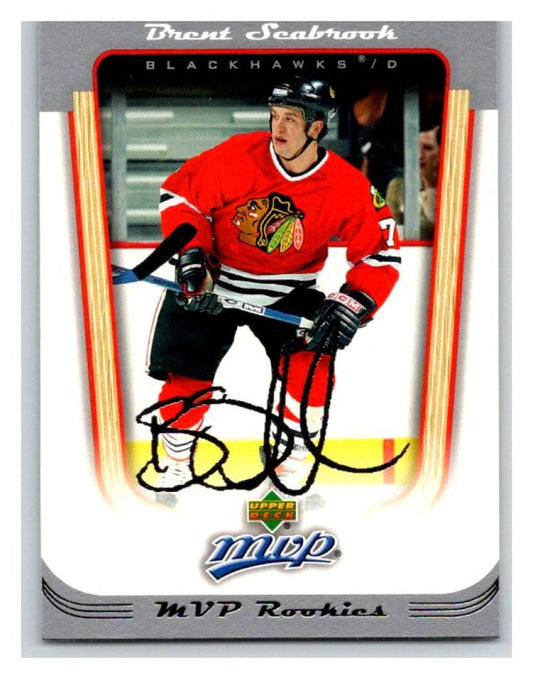 2005-06 Upper Deck MVP #431 Brent Seabrook MINT Hockey NHL RC Rookie 02879 Image 1