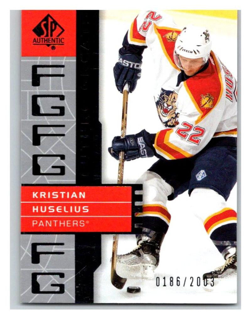 2002-03 SP Authentic #118 Kristian Huselius MINT Hockey NHL 186/2003 UD 02886