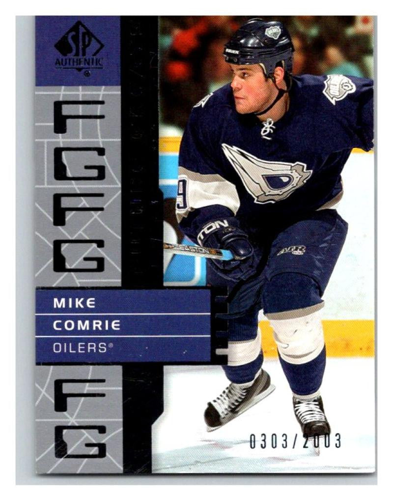 2002-03 SP Authentic #116 Mike Comrie MINT Hockey NHL 303/2003 UD 02885
