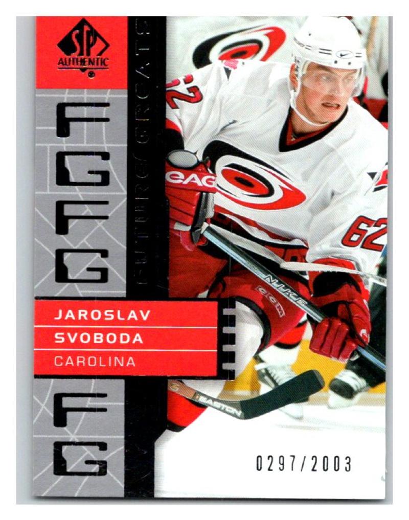 2002-03 SP Authentic #111 Jaroslav Svoboda  Hockey NHL 297/2003 - 02882 Image 1