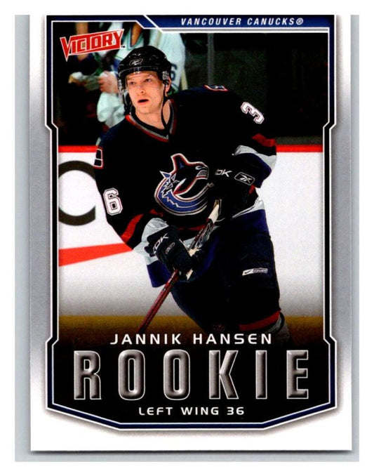 2007-08 Upper Deck Victory #245 Jannik Hansen MINT Hockey NHL RC Rookie 02916