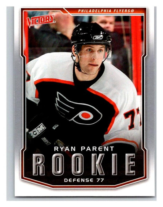 2007-08 Upper Deck Victory #216 Ryan Parent MINT Hockey NHL RC Rookie 02907 Image 1