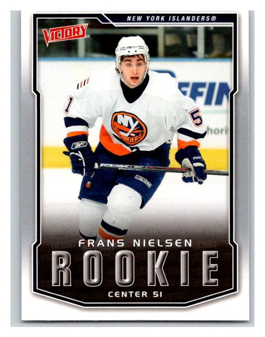 2007-08 Upper Deck Victory #212 Frans Nielsen MINT Hockey NHL RC Rookie 02905 Image 1