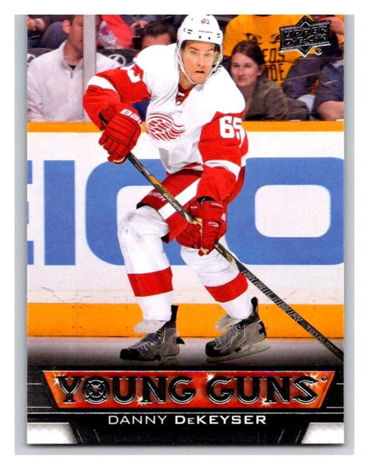 (HCW) 2013-14 Upper Deck #227 Danny DeKeyser RC Rookie Red Wings YG 02931 Image 1