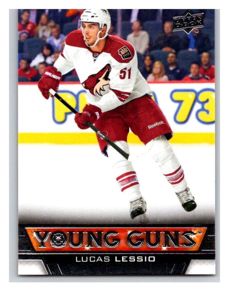 (HCW) 2013-14 Upper Deck #239 Lucas Lessio RC Rookie Coyotes YG 02934 Image 1