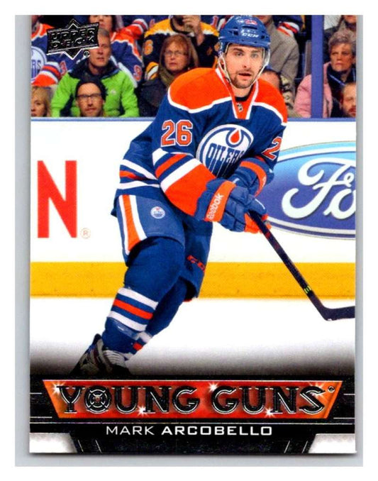 (HCW) 2013-14 Upper Deck #463 Mark Arcobello RC Rookie Oilers YG 02944