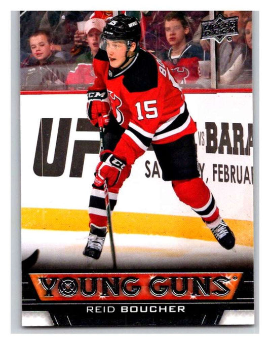 (HCW) 2013-14 Upper Deck #484 Reid Boucher RC Rookie NJ Devils YG 02952 Image 1