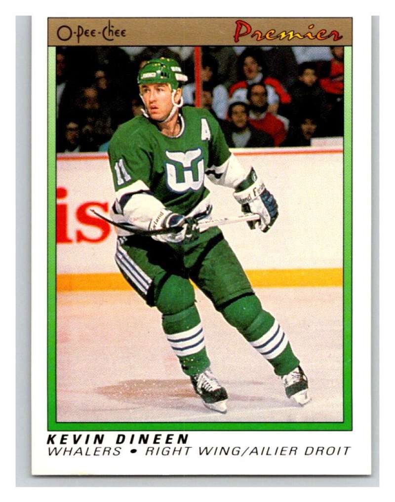 (HCW) 1990-91 OPC Premier #23 Kevin Dineen Whalers Mint Image 1