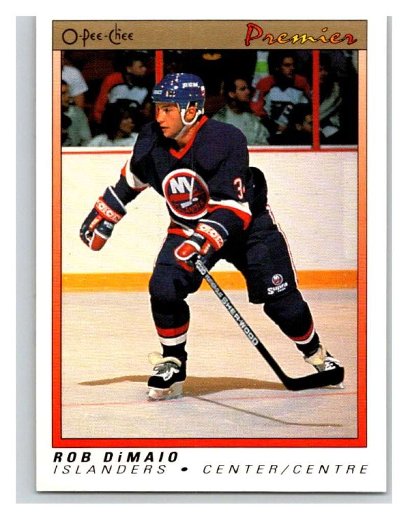 (HCW) 1990-91 OPC Premier #27 Rob DiMaio NY Islanders Mint Image 1