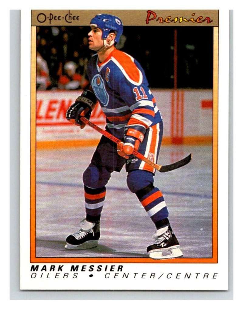(HCW) 1990-91 OPC Premier #71 Mark Messier Oilers Mint