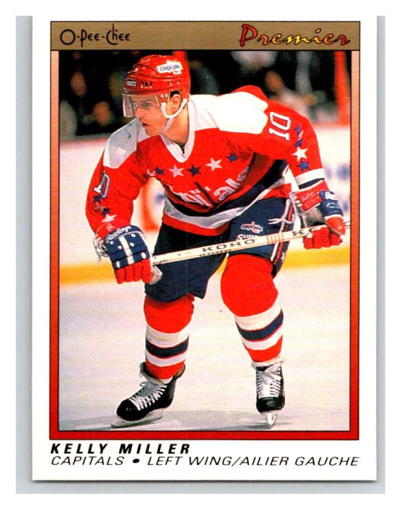 (HCW) 1990-91 OPC Premier #72 Kelly Miller Capitals Mint Image 1
