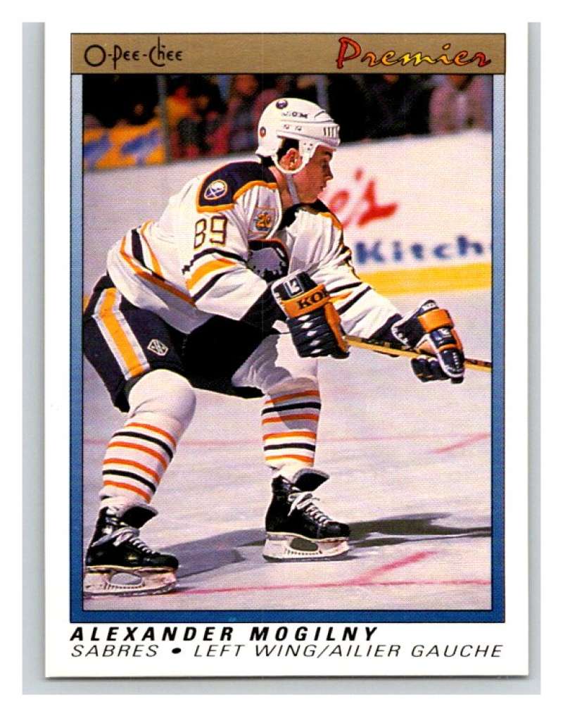 (HCW) 1990-91 OPC Premier #75 Alexander Mogilny RC Rookie Sabres Mint