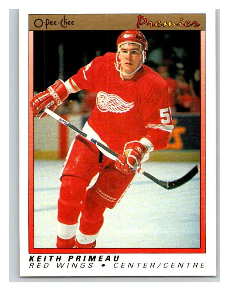 (HCW) 1990-91 OPC Premier #91 Keith Primeau RC Rookie Red Wings Mint