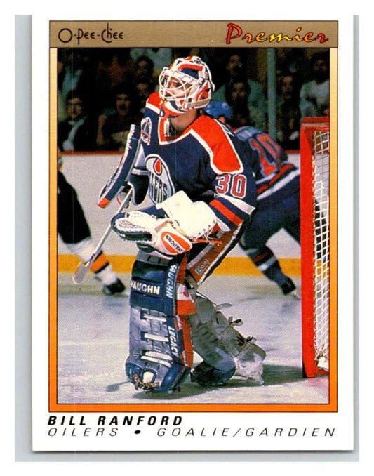 (HCW) 1990-91 OPC Premier #94 Bill Ranford Oilers Mint