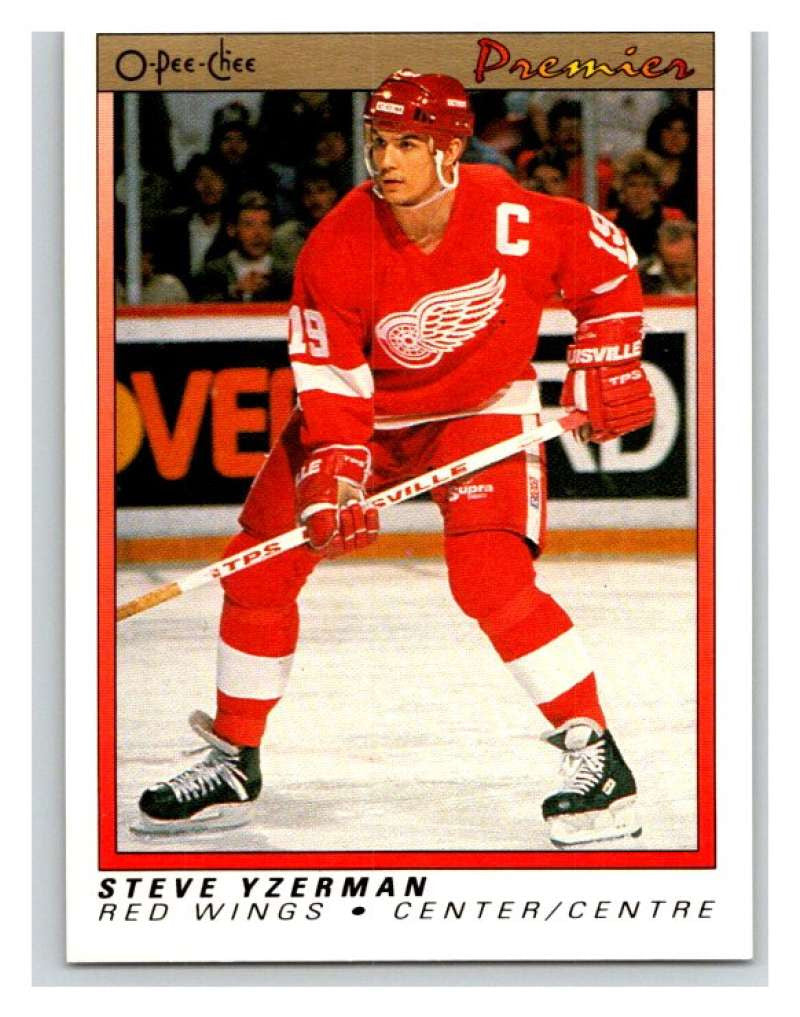 (HCW) 1990-91 OPC Premier #130 Steve Yzerman Red Wings Mint