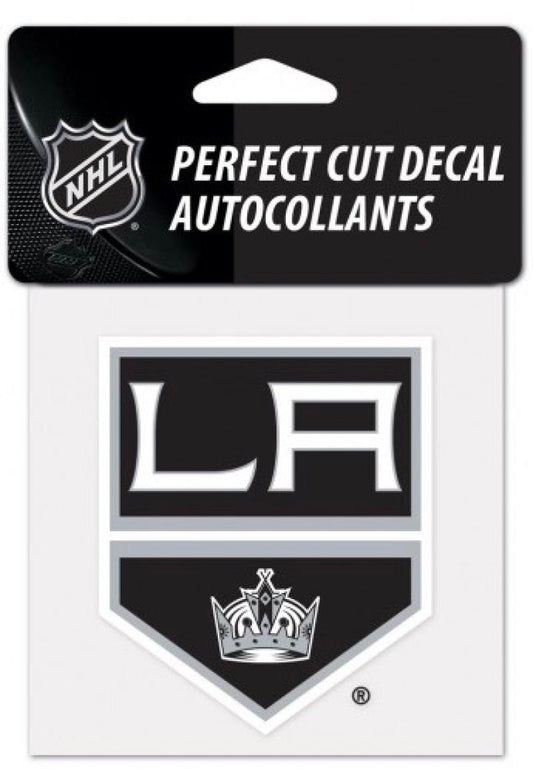 (HCW) Los Angeles Kings Perfect Cut Color 4"x4" NHL Licensed Decal Sticker Image 1