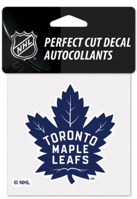 Toronto Maple Leafs #1 Perfect Cut Color 4"x4"  Licensed Decal Sticker