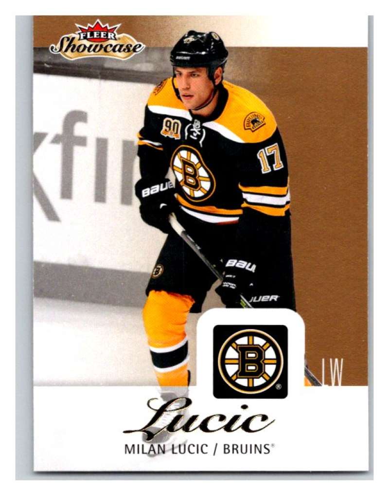  2013-14 Upper Deck Fleer Showcase #6 Milan Lucic Bruins NHL Mint Image 1