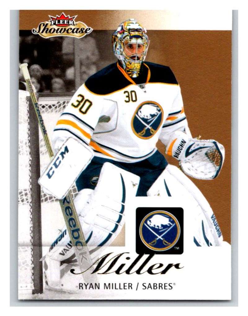  2013-14 Upper Deck Fleer Showcase #10 Ryan Miller Sabres NHL Mint Image 1