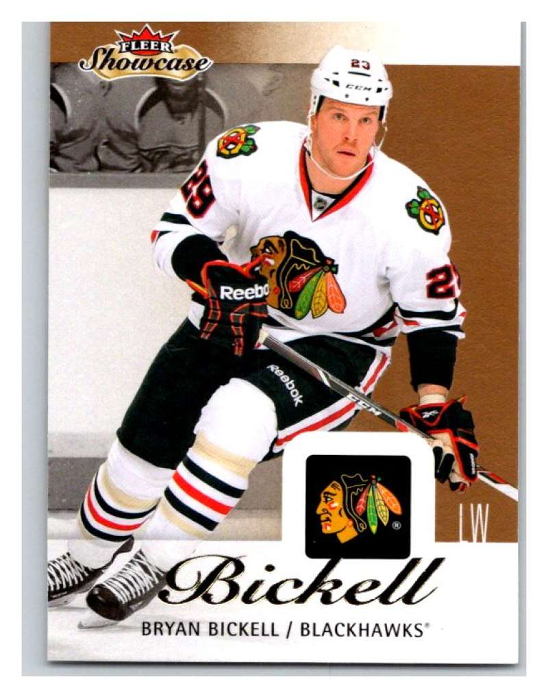  2013-14 Upper Deck Fleer Showcase #19 Bryan Bickell Blackhawks NHL Mint Image 1