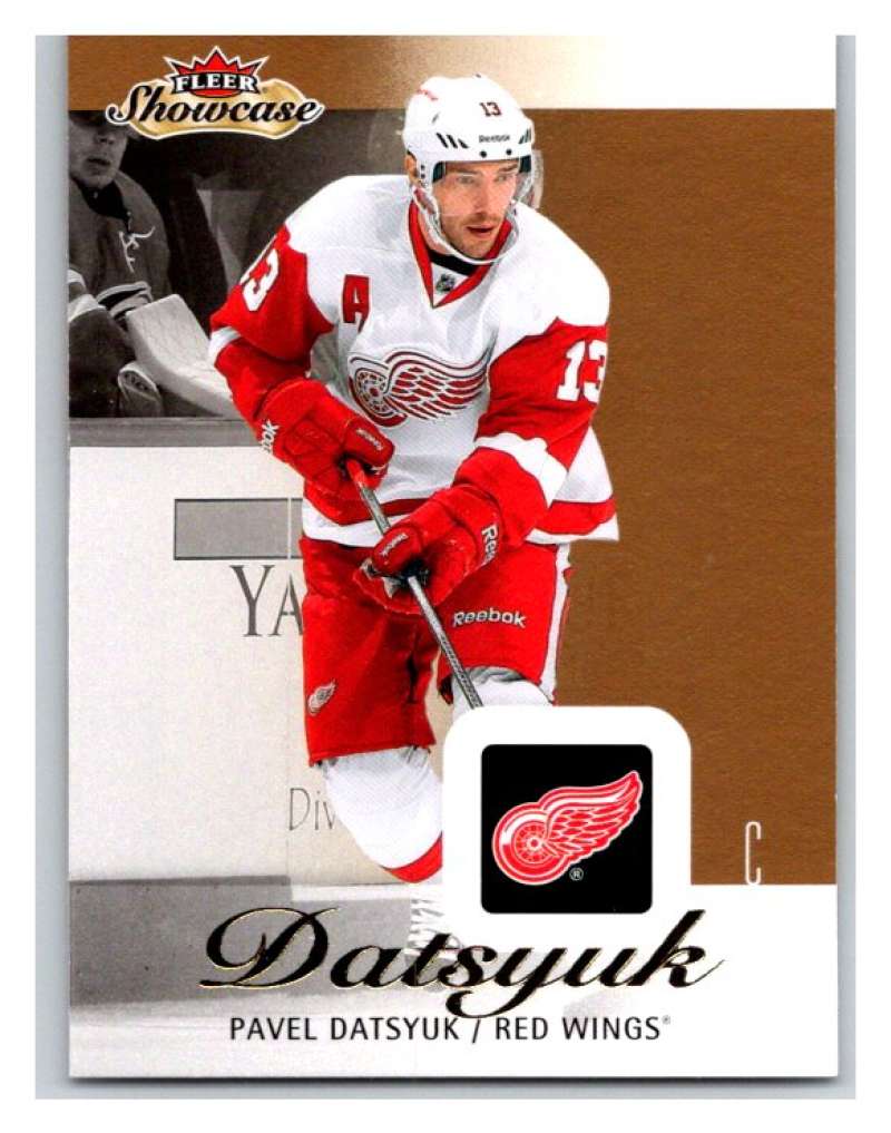 2013-14 Upper Deck Fleer Showcase #28 Pavel Datsyuk Red Wings NHL Mint Image 1