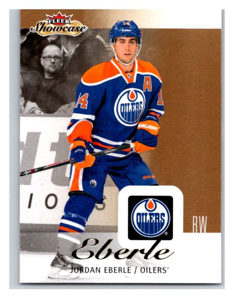  2013-14 Upper Deck Fleer Showcase #33 Jordan Eberle Oilers NHL Mint Image 1