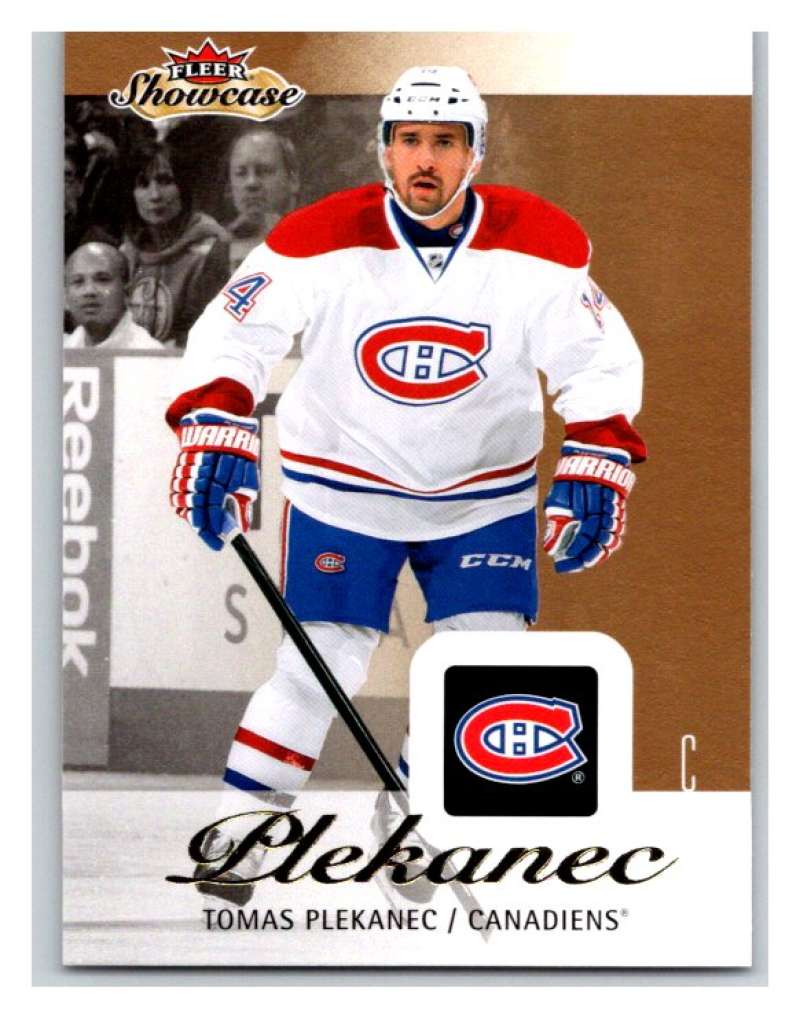  2013-14 Upper Deck Fleer Showcase #46 Tomas Plekanec Canadiens NHL Mint Image 1