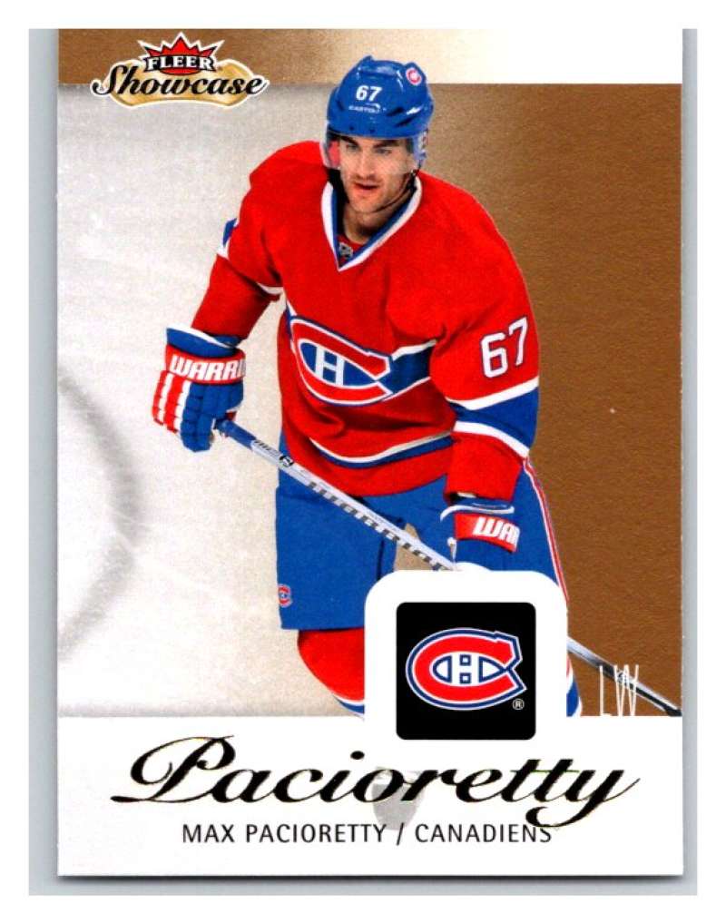  2013-14 Upper Deck Fleer Showcase #48 Max Pacioretty Canadiens NHL Mint Image 1