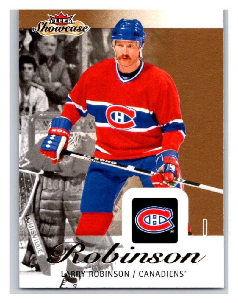  2013-14 Upper Deck Fleer Showcase #49 Larry Robinson Canadiens NHL Mint Image 1