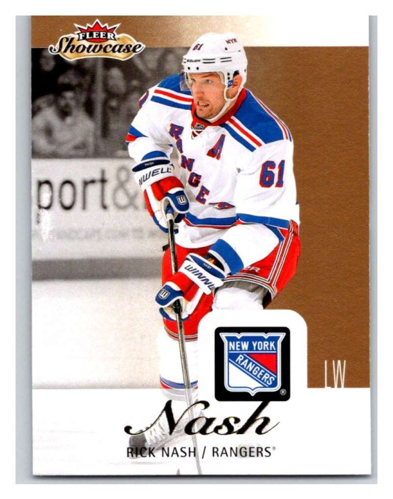  2013-14 Upper Deck Fleer Showcase #60 Rick Nash NY Rangers NHL Mint Image 1