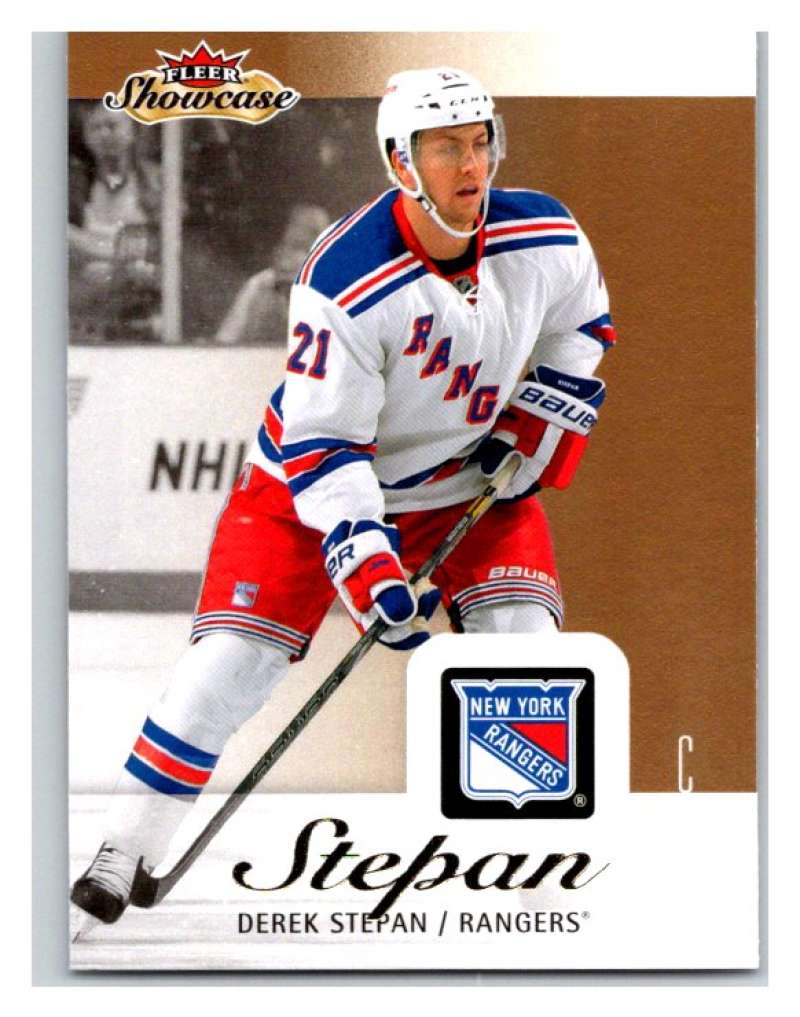  2013-14 Upper Deck Fleer Showcase #62 Derek Stepan NY Rangers NHL Mint Image 1