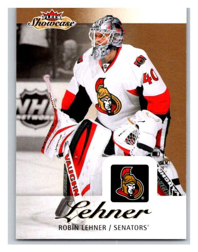 2013-14 Upper Deck Fleer Showcase #67 Robin Lehner Senators NHL Mint